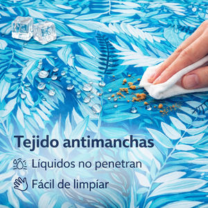 ผ้าปูโต๊ะทรงสี่เหลี่ยมผืนผ้า ลายพิมพ์ กันน้ำ ผลิตจากโพลีเอสเตอร์ 100% ให้สัมผัสเหมือนผ้าลินิน ซักได้ ใช้ซ้ำได้ เหมาะสำหรับใช้ในบ้าน ห้องครัว และห้องรับประทานอาหาร - Product Image 4