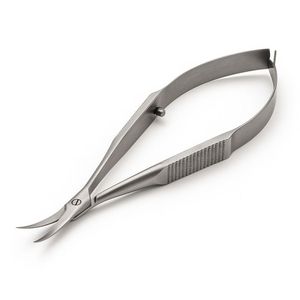 Castroviejo mắt microsurgical kéo mùa xuân xử lý cong tốt <span class=keywords><strong>Micro</strong></span> Mẹo thép không gỉ mắt dụng cụ giác mạc - Product Image 3