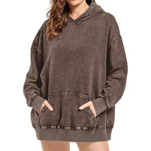 Mode Design épaule femmes sweats à capuche pull vêtements chauds personnalisé à manches longues à capuche femmes - Product Image 1