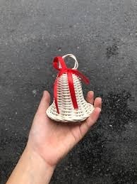 Vente en gros de cloche en rotin pour Noël cloche en rotin tissée à la main pour la décoration de Noël chambre d'enfant fabriquée au Vietnam - Product Image 6