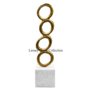 Best Quality Metal Tabletop Statue Silver Color Unique Design Handcrafted Office and <b>Home</b> Desktop <b>Decorative</b> Usage Supplies - Product Image 4