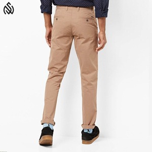 Pantalones Chinos de cintura media para hombre, pantalones de exterior ajustables con estampado clásico elegante, logotipo personalizado, aspecto Formal - Product Image 3