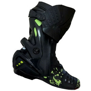 Bottes de moto en cuir sur mesure grande taille, style sport, chaussures de course, imperméables, respirantes, vêtements de course automobile et de moto - Product Image 2