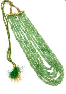 สร้อยคอประดับลูกปัดสไตล์พรีเมียมทันสมัย เครื่องประดับทางศาสนาที่ทันสมัย ประดับด้วยควอตซ์สตรอเบอร์รี่ธรรมชาติ เพชร และไข่มุก - Product Image 4