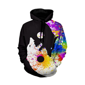 Sweatshirts en molleton unisexes à fermeture éclair imprimés en 3D Sweatshirts chauds d'hiver Tissu de créateur de poche Vente en gros à bas prix pour adultes enfants XS - Product Image 4