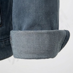 Veste en jean pour femme de haute qualité, fabriquée par un fabricant haut de gamme, en coton, personnalisée, tendance, courte, décontractée, élégante, vêtement d'extérieur - Product Image 6