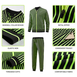 Fabriqué en usine OEM personnalisé hommes survêtements meilleur vente pas cher prix coton/polyester tissu hommes survêtements - Product Image 3