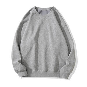 Haute qualité 430Gsm coton goutte épaule hommes sweat surdimensionné polaire col rond avec motif décoration pour l'hiver - Product Image 4