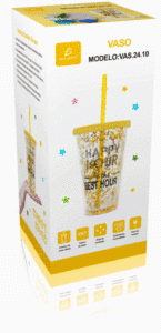 Durable <b>Plastic</b> Tumbler with Straw and Dome Lid - Product Image 4