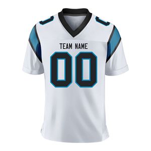 Maillots de football américain imprimés par transfert thermique en gros avec graphiques personnalisés, manches courtes, grandes tailles disponibles - Product Image 5