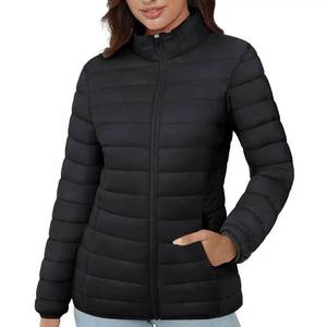 Chaqueta acolchada personalizada, chaqueta acolchada para mujer, chaqueta acolchada de invierno al precio más bajo, chaqueta acolchada informal ajustada para mujer - Product Image 4