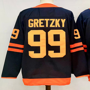 Maillot de hockey sur glace pour hommes de style équipe sublimé de qualité supérieure, manches longues, respirant, polyester, entraînement professionnel, vêtements de supporter - Product Image 2