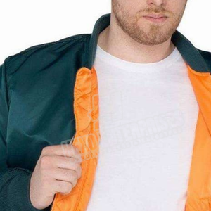 Blouson Bomber Varsity en Soie Satinée Imperméable Écologique Tendance, Vente Chaude, Personnalisable avec Logo Frontal, Couleurs Variées, Idéal pour la Vente en Gros - Product Image 5