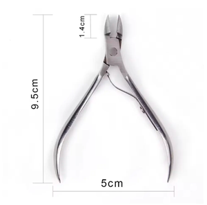 Cortauñas Profesional de Acero Inoxidable de Alta Calidad al por Mayor, con Logotipo Personalizado Impreso, Cortacutículas Curvo de Mandíbula Ancha - Product Image 6