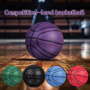 ลูกบาสเก็ตบอล PU เงียบ ขนาด 4 และ 7  โลโก้สั่งทำได้ สำหรับฝึกซ้อมในร่ม พร้อมคุณสมบัติการเล่นลูกด้วยการดิบเบิ้ลและเด้ง - Product Image 3