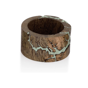 Vente en gros Rond de serviette en bois et résine et boucle de serviette au design simple Rond de serviette en bois simple forme ronde - Product Image 6