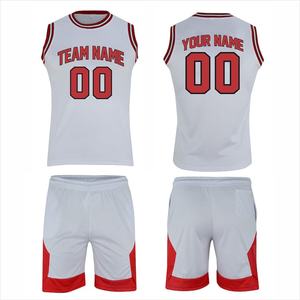 Venta directa de fábrica personalizado transpirable baloncesto Jersey pantalones cortos sublimación impreso malla uniforme conjunto para ropa deportiva - Product Image 3