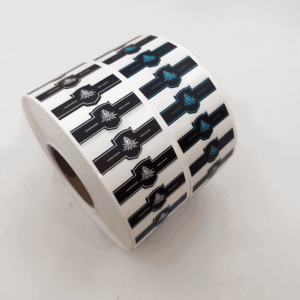 맞춤형 시가 스트랩 링 라벨 금박 엠보싱 UV 엠보싱 시가 라벨 인쇄 스트랩 라벨 스티커 - Product Image 2