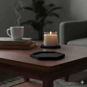 TCE Modern Luxury Handmade Concrete Kitchen & Bathroom <b>Storage</b> Tray Organizer Multifunction Custom Size Shape Finish - Product Image 4