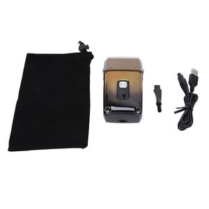 Rasoir Électrique Rechargeable USB IPX7 Portable pour Hommes, Lame Double, Écran LCD, Lames Remplaçables, Lavable, pour Rasage du Visage, RV - Product Image 3