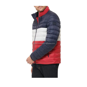 Abrigo de chaqueta de burbujas de lana de invierno informal con cuello alto y cierre de cremallera frontal disponible en color y tamaños personalizados - Product Image 2
