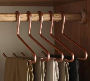 <b>STORAGE</b> <b>COAT</b> HOT SELLING WHOLESALE WOODEN <b>HANGERS</b> for Displaying Clothes Bags in Kitchen Wardrobe or Bathroom - Product Image 3