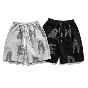 Shorts Courts Homme OEM Décontractés Vente en Gros Sport Gym Course Personnalisés Toile Unie Respirants Coupe-Vent Séchage Rapide Taille Haute - Product Image 4