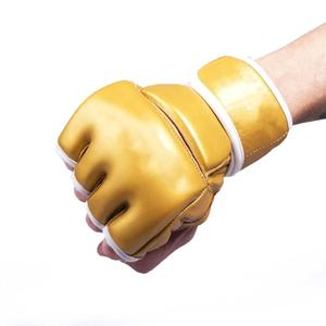 Gants de grattage demi-doigt, Logo personnalisé, gants Mma de votre propre Design, vente en gros - Product Image 4