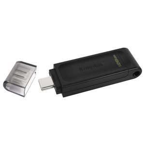Memoria USB Tipo-C DATATRAVELER 70 Negra de 128GB, 4 en 1, de Plástico, con 32GB de Memoria Integrada, Producto Nuevo en Stock - Product Image 3