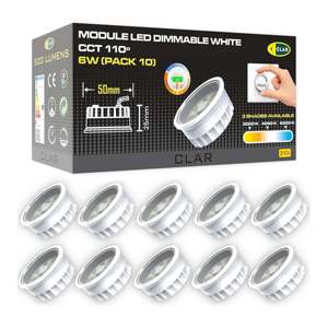 Modules LED réglables 6W 50mm CCT avec couverture de 110° - Product Image 1