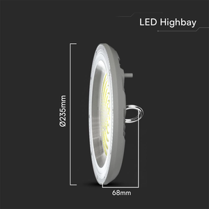 100W UFO SMD LED campana industriale colore grigio 90 ° interruttore CCT 3000K-6500K IP65 SKU-23622-illuminazione/proiettore a LED - Product Image 2