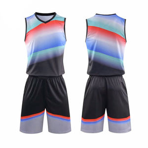 Meilleures ventes, uniformes de basket-ball unisexes, 100% polyester, séchage rapide, toutes saisons, personnalisables, de bonne qualité, ensemble débardeur et short - Product Image 3