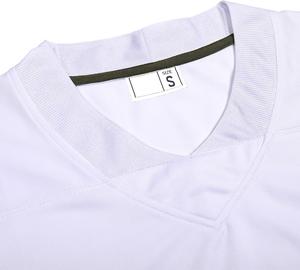 Maillot de football américain et de football à manches courtes personnalisé en gros, chemises d'équipe imprimées par sublimation disponibles pour les commandes personnalisées - Product Image 3