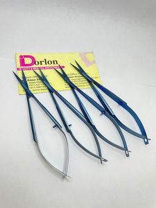 Ciseaux à ressort à sourcils Plasma bleu étiquette personnalisée lame droite en acier inoxydable durable coupe de cheveux ciseaux à ressort à sourcils - Product Image 5