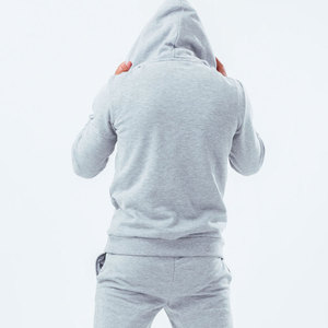Sudadera con capucha para hombre personalizada al por mayor y sudadera cómoda para hombre para ropa informal de calle deportiva - Product Image 6