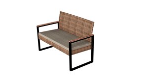 Juego de jardín de mimbre moderno al mejor precio, muebles de exterior de ratán de PE BeNK para el hogar, Hotel, escuela, patio, fabricado al aire libre - Product Image 6