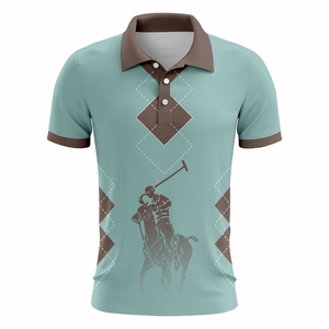 Premium Custom Knitted Luxury for Shirts with Printed Pattern Quick Dry Polyester Short Sleeve Button-<b>Down</b> Casual Design - Product Image 1