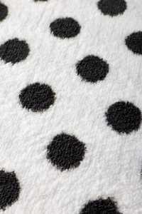 Polka Dot Plush Printed Rectangle Cotton Bath <b>Mat</b>-Machine Made <b>Non</b>-<b>Slip</b> Absorbent Modern Design - Product Image 2
