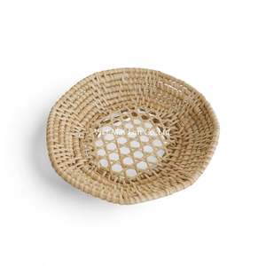 Natural Rattan Coaster Handmade In Vietnam For Cup Mug And Glass <b>Table</b> <b>Protection</b> - Product Image 1