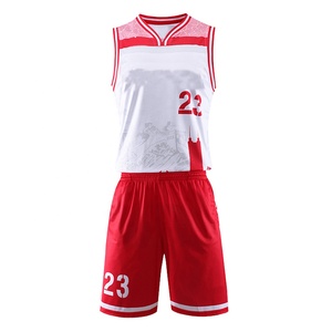 Maillot et short de basketball réversibles à col en V sans manches avec impression par sublimation – Tenues de club pour jeunes – Vêtements de sport personnalisés avec impression graphique - Product Image 5