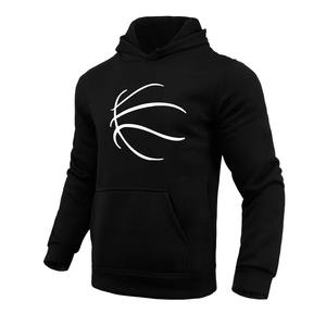 2025 nouvelle tendance hommes mode urbaine à capuche haute qualité 100% coton pull à manches longues pour sport décontracté basket-ball - Product Image 2