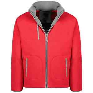 Veste légère à fermeture éclair en polaire de haute qualité pour hommes Veste respirante à col montant avec logo personnalisé - Product Image 5