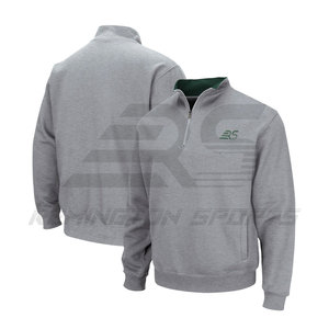 Vente en gros nouvelle veste d'hiver à demi fermeture éclair avec logo personnalisé veste à demi fermeture éclair à manches longues à séchage rapide - Product Image 1