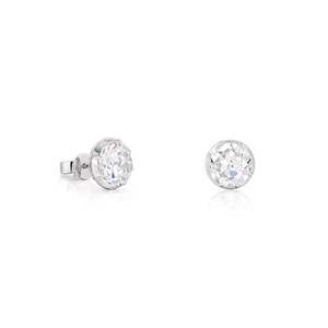 Pendientes de Diamantes Cultivados en Laboratorio con Corte Europeo Antiguo, 6.07 Quilates en Total, Color F, Claridad VS1 VS2, Oro de 14K, Elegancia de Inspiración Antigua - Product Image 3