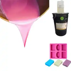 Лучшая цена Прозрачная форма силиконовая резина rtv2 Жидкая силиконовая резина сырье для мыла формования