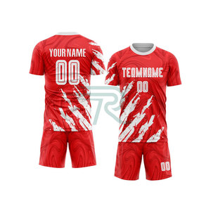 เสื้อฟุตบอล Razorts International ผลิตจากโพลีเอสเตอร์ 100% ชุดทีมแบบสั่งทำพิเศษ ระบายอากาศได้ดี ป้องกันแบคทีเรีย ชุดกีฬาสำหรับผู้ชาย - Product Image 1