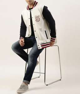 Baseball Varsity vêtements pour hommes vestes à vendre patchs conception broderie impression personnalisé OEM Service hommes vestes adultes - Product Image 3