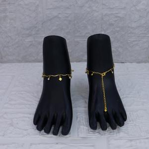 Dernière Chaîne de Cheville Ajustable Plaqué Or pour Femme, Design Classique Minimaliste, Bijou Quotidien pour Filles en Alliage - Product Image 3