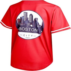 Jersey de béisbol atlético para hombres con tela de malla transpirable e impresión personalizada para equipos profesionales - Product Image 2