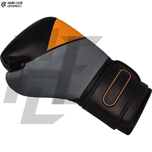 Guantes de boxeo de cuero con logotipo personalizado de alta calidad al por mayor 2024 guantes de entrenamiento de lucha gratis para Karate y Muay Thai - Product Image 2